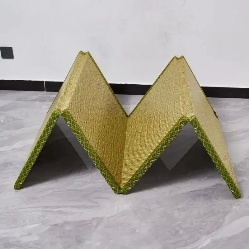 tapis de sol en bambou et noix de coco futon pliable pour pause déjeuner