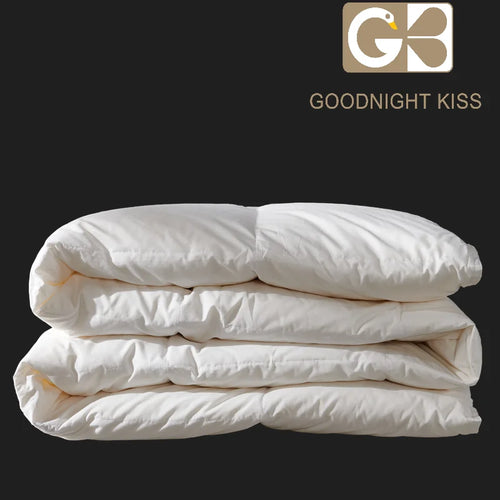 couette d'été ultra douce en duvet d'oie hypoallergénique lavable