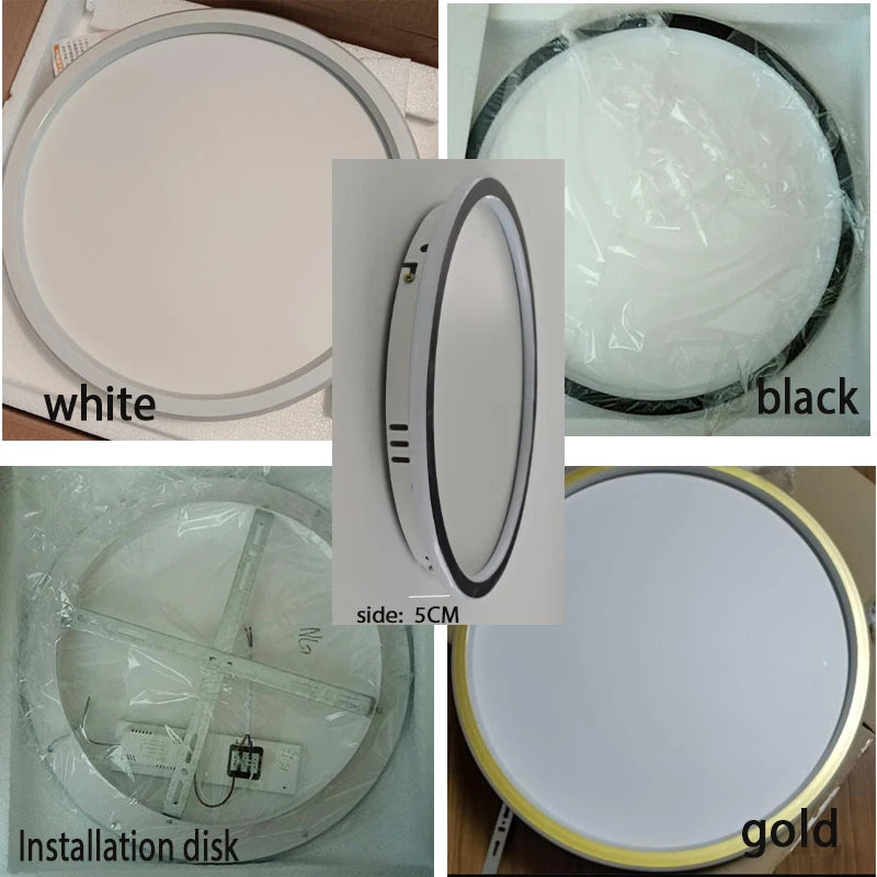 Plafonnier à forme moderne LED