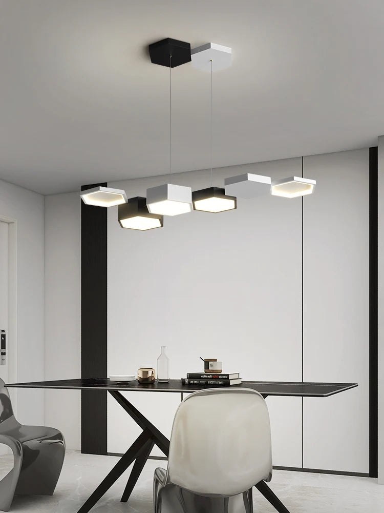 lampe de salon minimaliste moderne lampes géométriques créatives de styliste