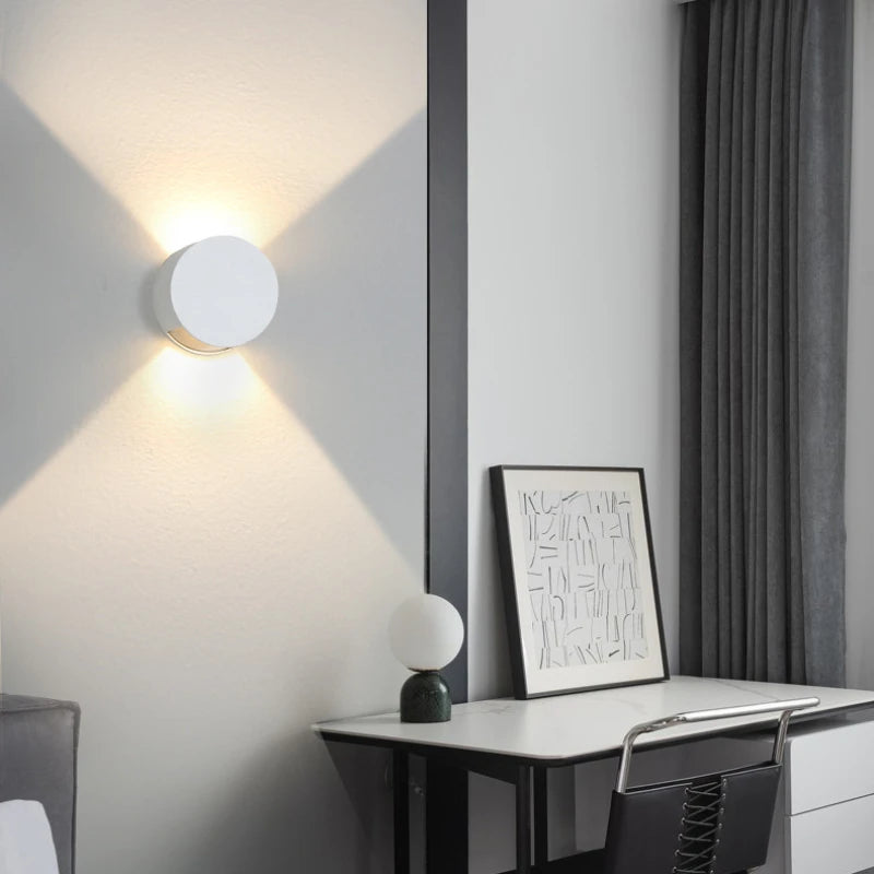 applique murale moderne led boule ronde décoration nordique