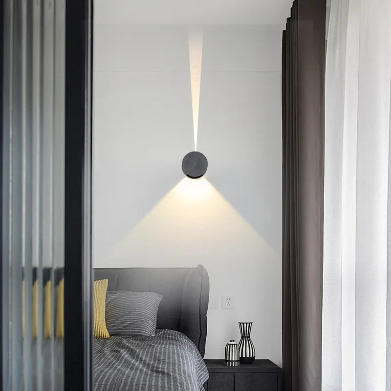 applique murale moderne led boule ronde décoration nordique