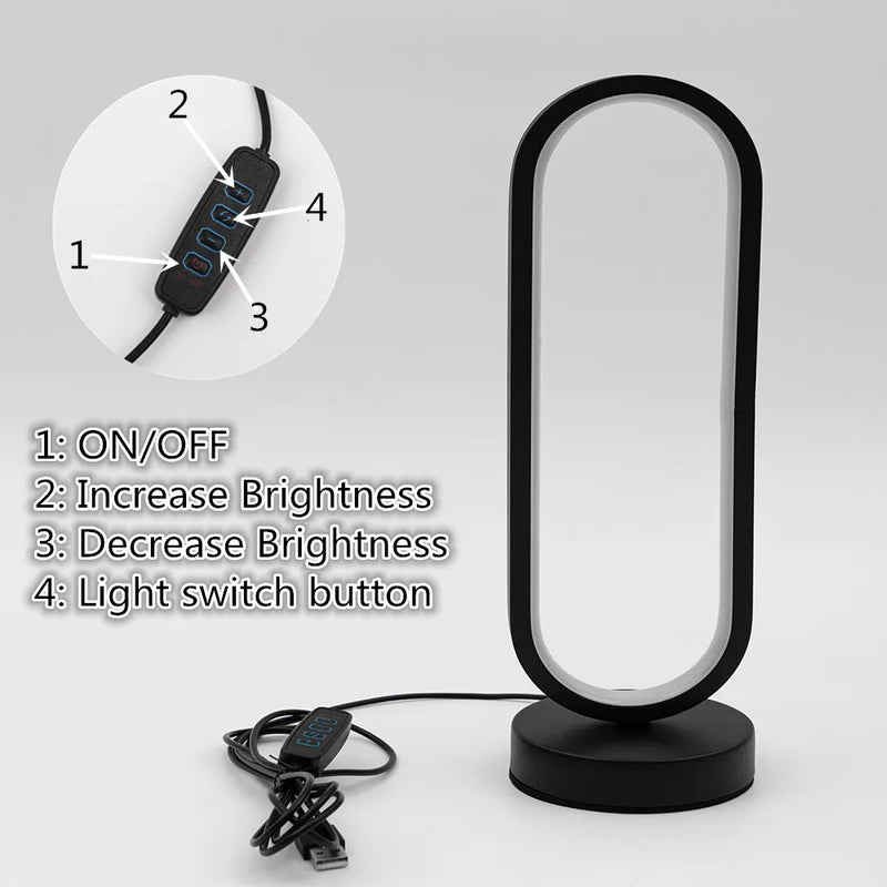 Lampe bureau USB réglable veilleuse déco