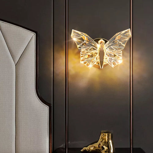 Applique murale LED papillon nordique