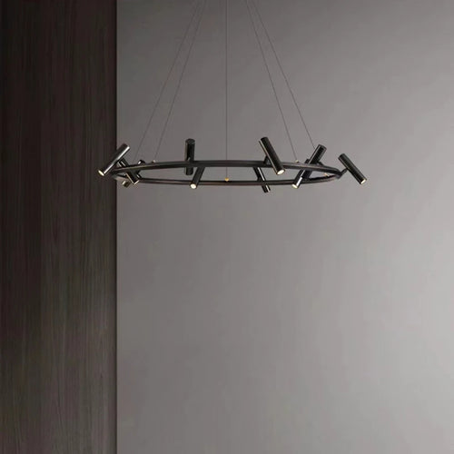 lustre led rotatif minimaliste hauteur réglable