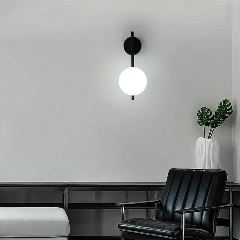 lustre led moderne nordique doré noir