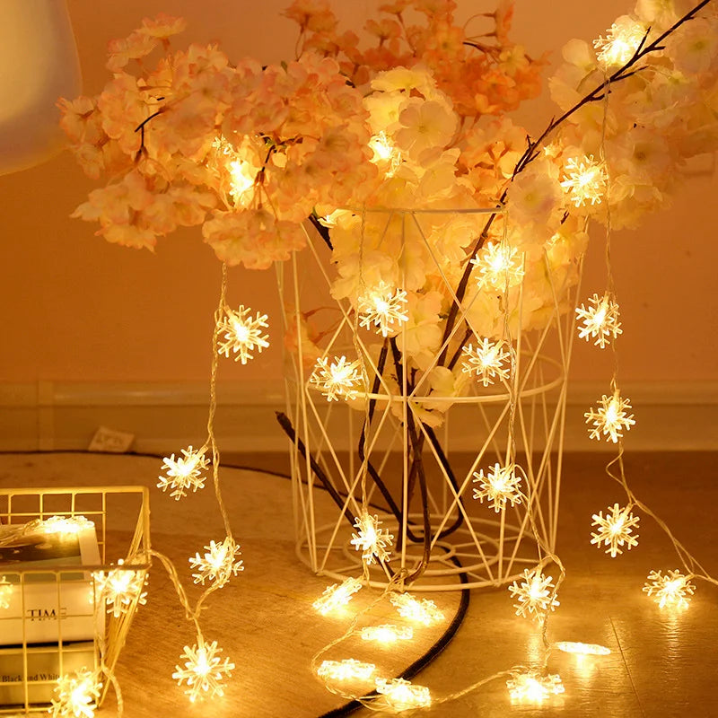 guirlande lumineuse led avec télécommande pour décoration festive extérieure