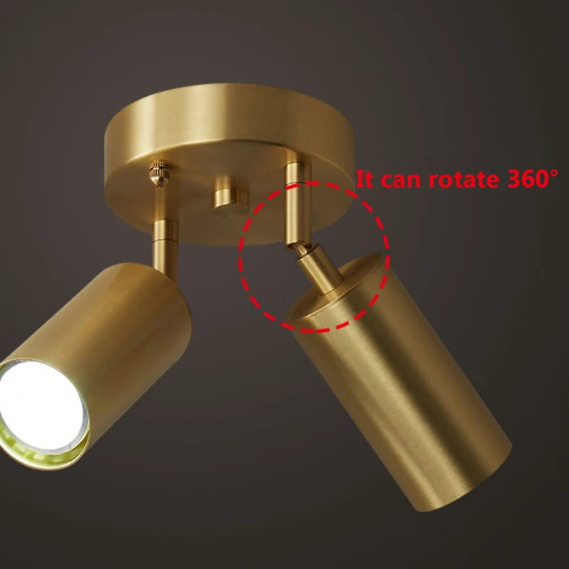 plafonnier led moderne avec projecteurs luminaire09