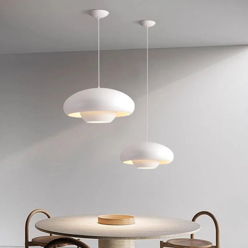Suspension led nordique simple champignons pour la maison