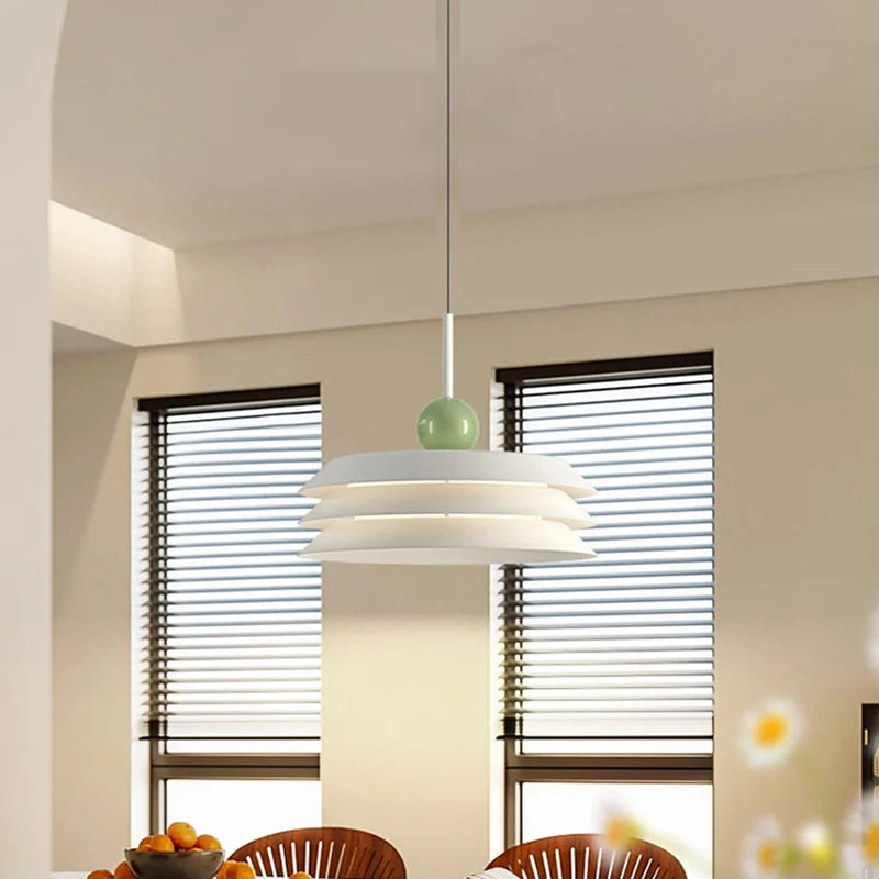 suspension moderne en métal avec 3 gradations et fil réglable