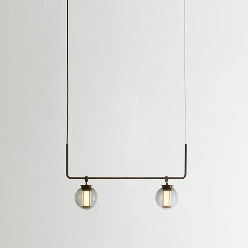 suspension en verre minimaliste pour bar et restaurant