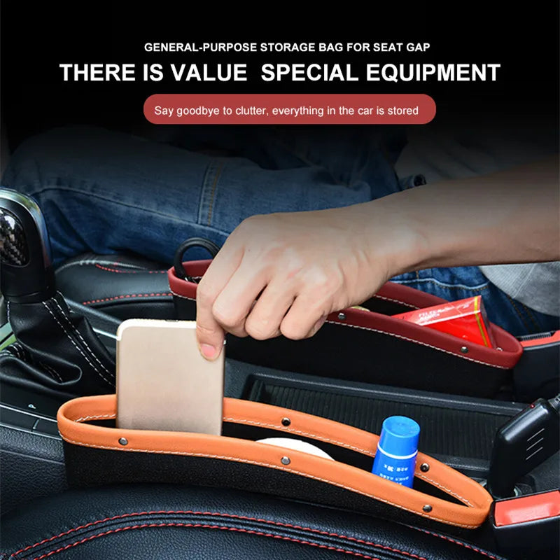 organisateur de voiture multifonctionnel avec porte-gobelet et rangement