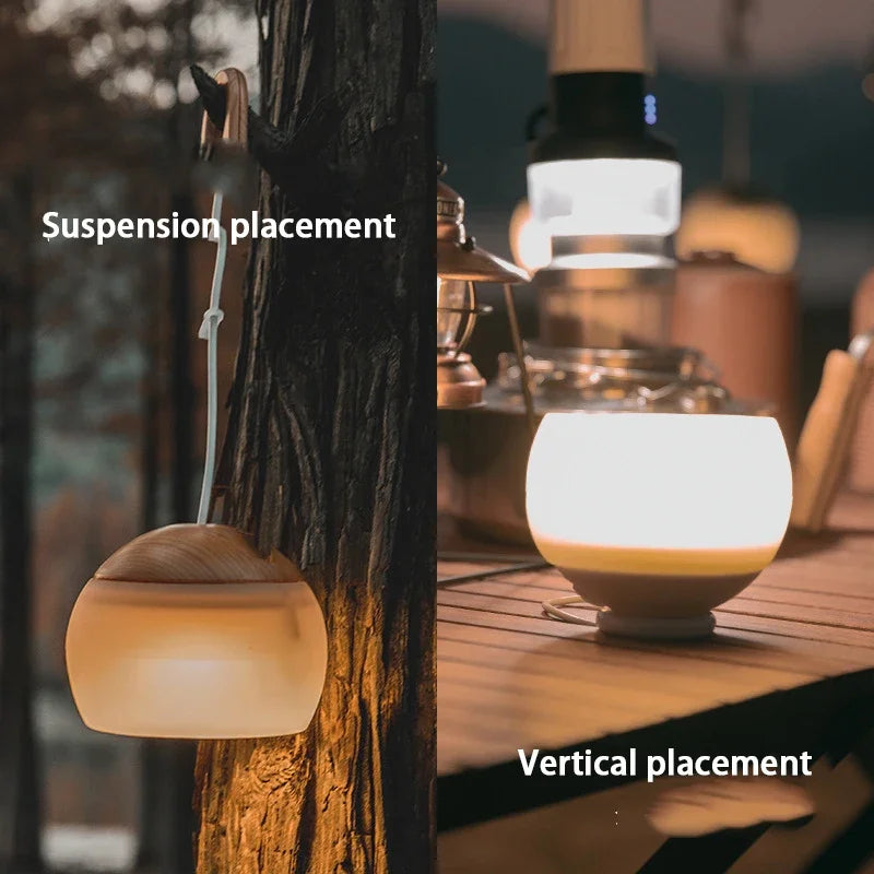 lanterne de camping led usb légère pour enfants et extérieur