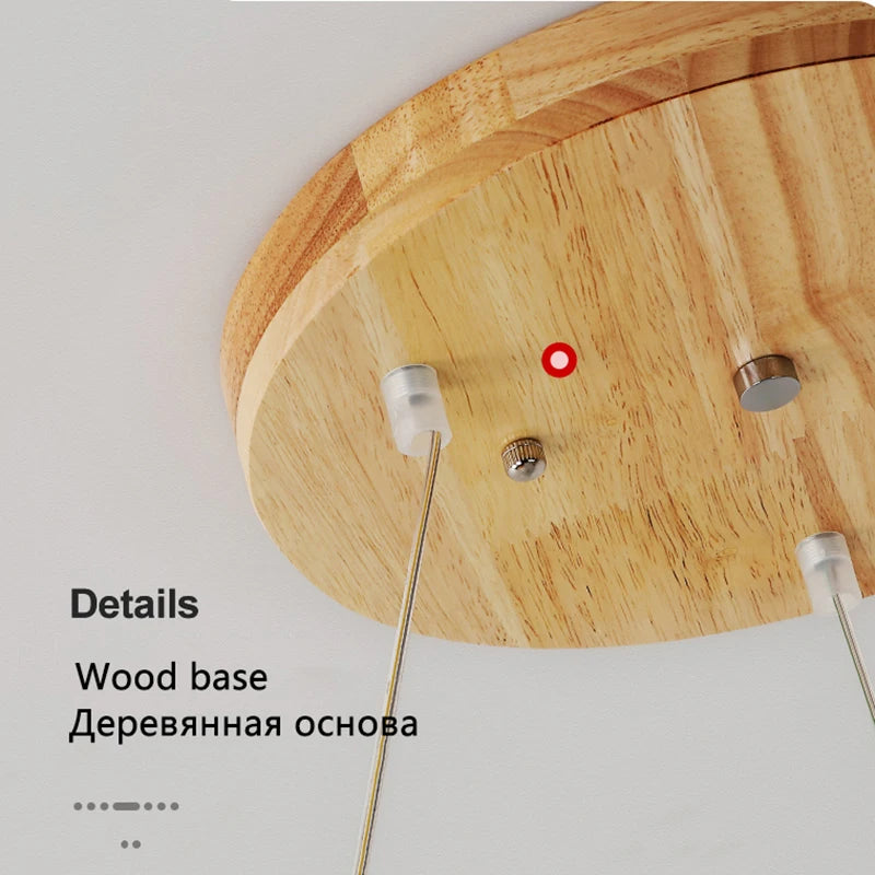 suspension en bois massif motif avion pour enfants