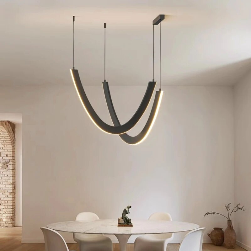 Suspension déco salon lumières lustres salle manger