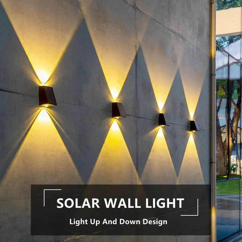 Applique murale solaire d'extérieur à LED