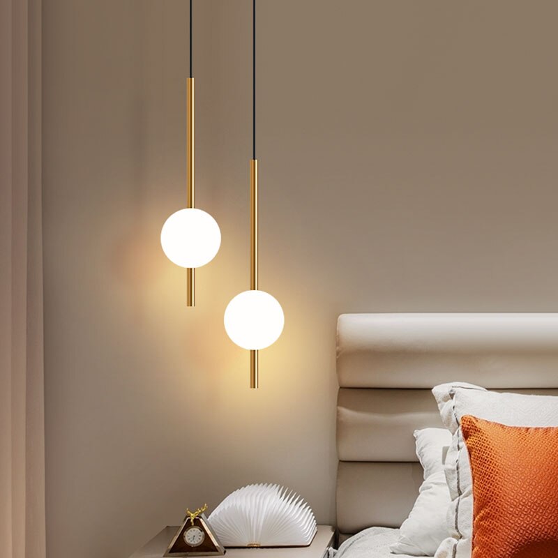 Suspension LED nordique cuisine île