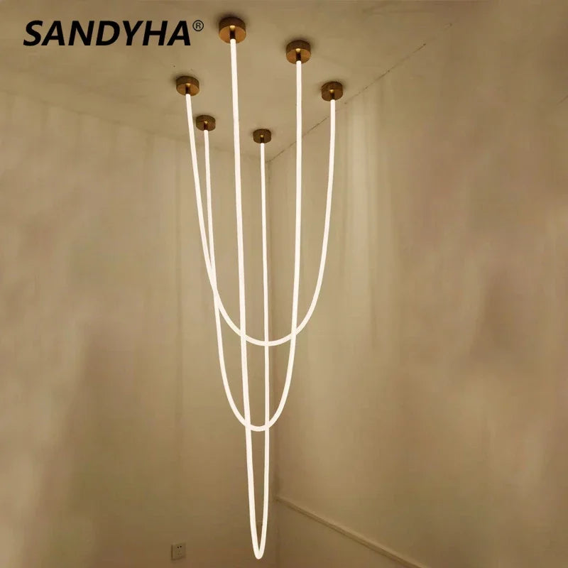 lustre minimaliste sandyha en ligne art design led