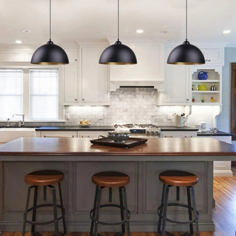 suspension rétro en métal style industriel pour loft