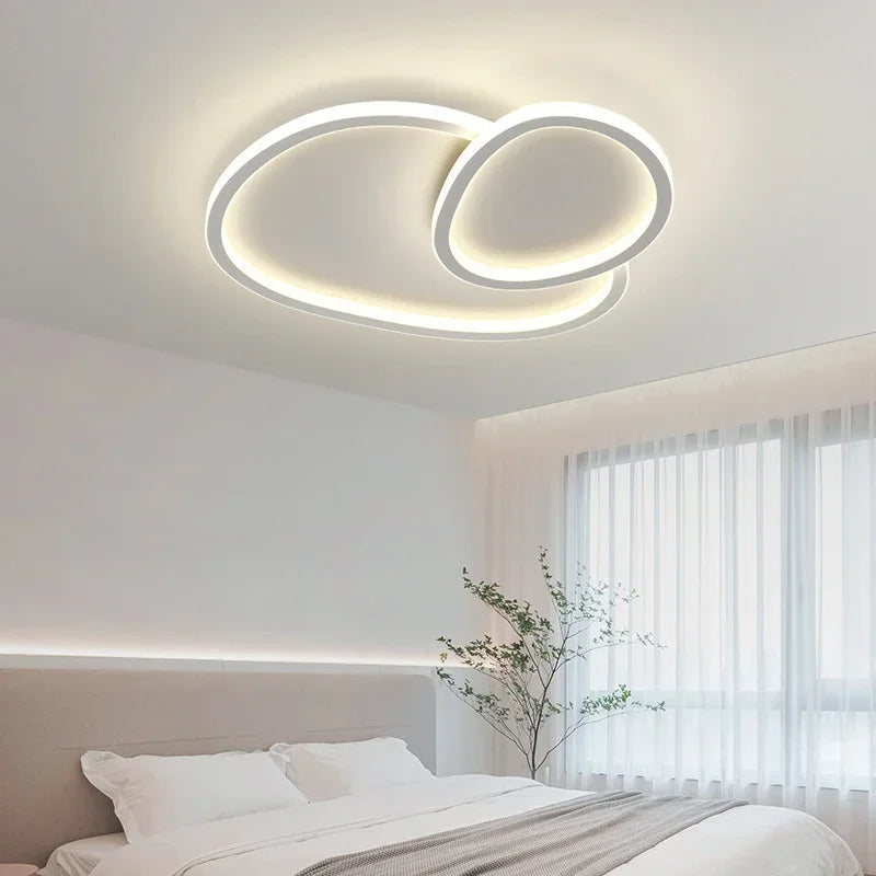plafonnier nordic led rond pour décoration intérieure luminaire