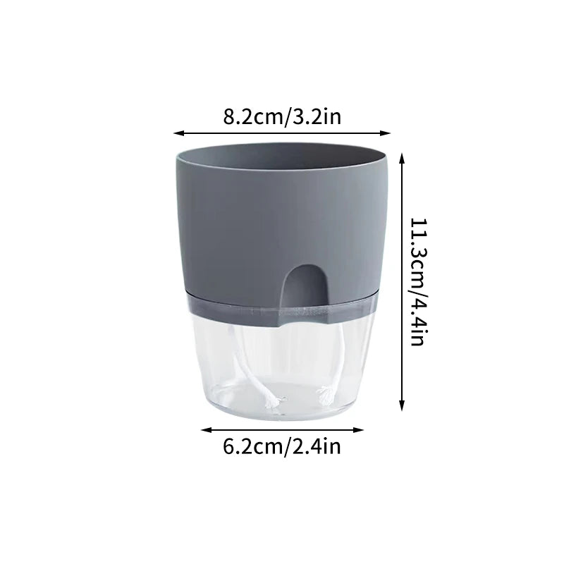 pot de fleurs auto-arrosant en plastique pour plantes succulentes