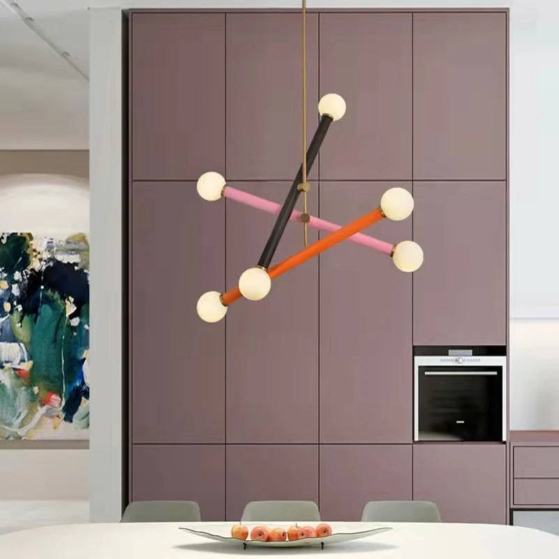 lustre art déco minimaliste pour magasin éclairage suspendu