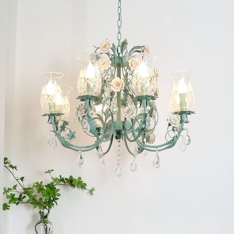 lustre en cristal français style nordique pour éclairage élégant