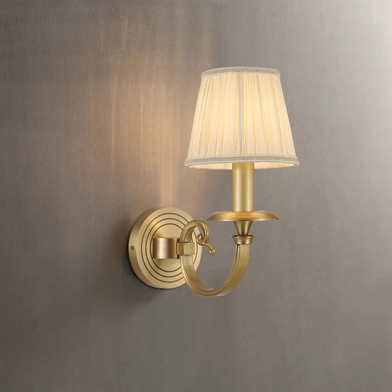 applique murale en cuivre style américain pour escalier couloir salon