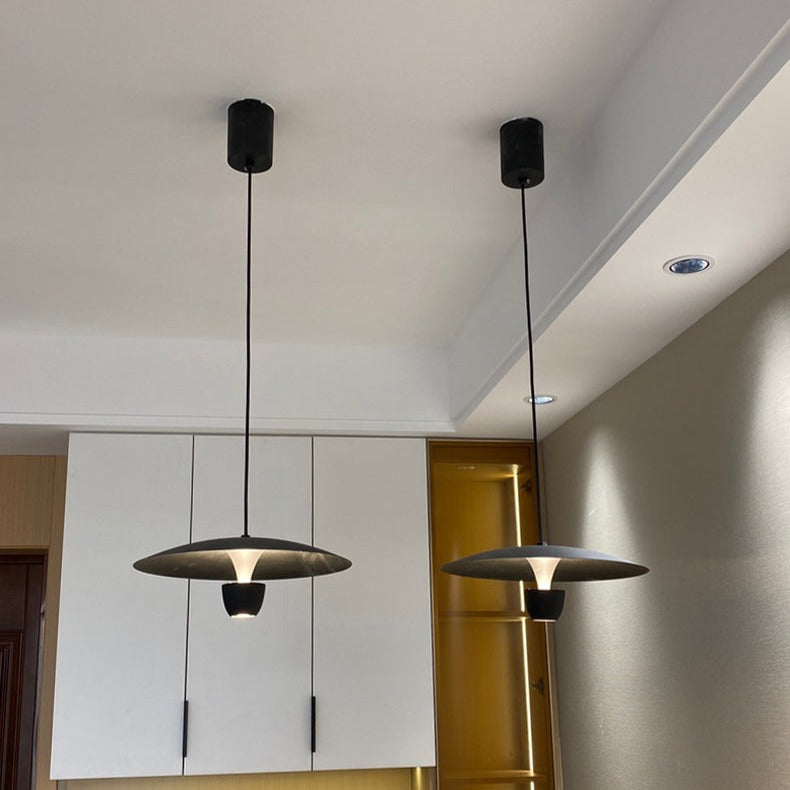 Suspension design LED avec abat-jour arrondie nordic Fuji