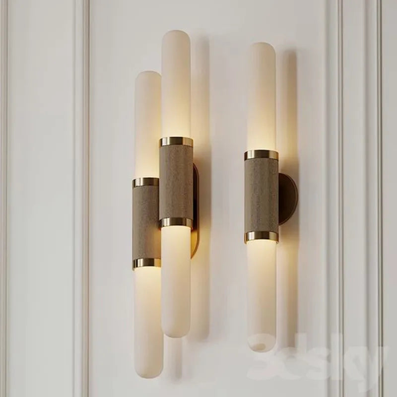 Nordique Designer De Luxe Restaurant Chambre Chevet Applique Moderne Fond Mur Modèle Chambre Applique Simple LED Lumière Décorative