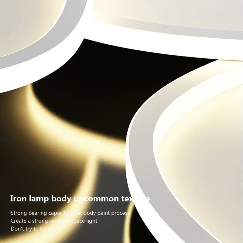 plafonnier nordic led rond pour décoration intérieure luminaire
