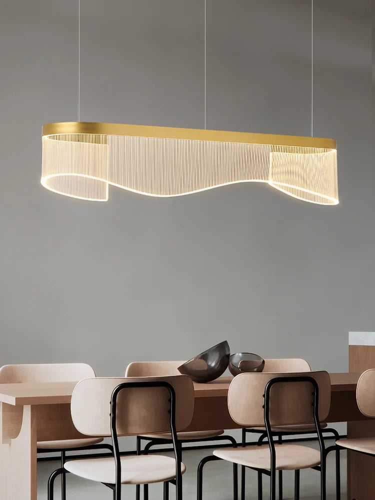 lustre de cantine minimaliste nordique art créatif moderne