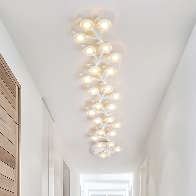 plafonnier nordique long décoratif moderne étoile prunier