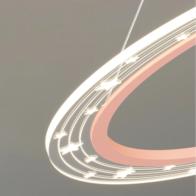 lustre astronaute décoration créative chambre enfants dessin animé