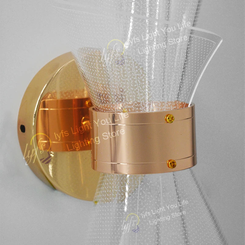 Applique murale LED luxe nordique