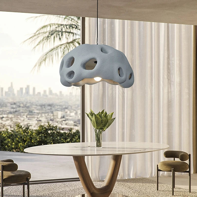 lustre design wabi sabi led suspension nordique irrégulière