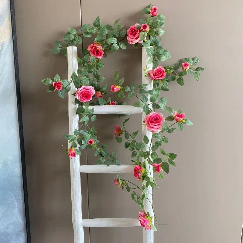 roses artificielles en soie pour décoration intérieure et extérieure