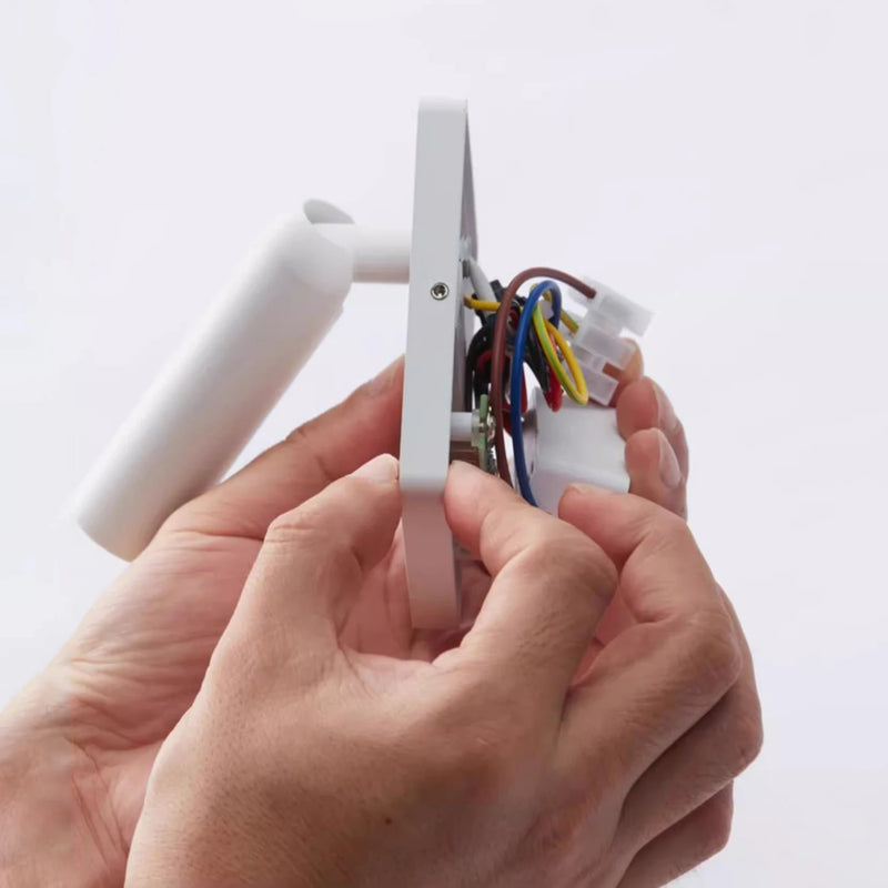 applique murale intégrée led à intensité variable avec interrupteur