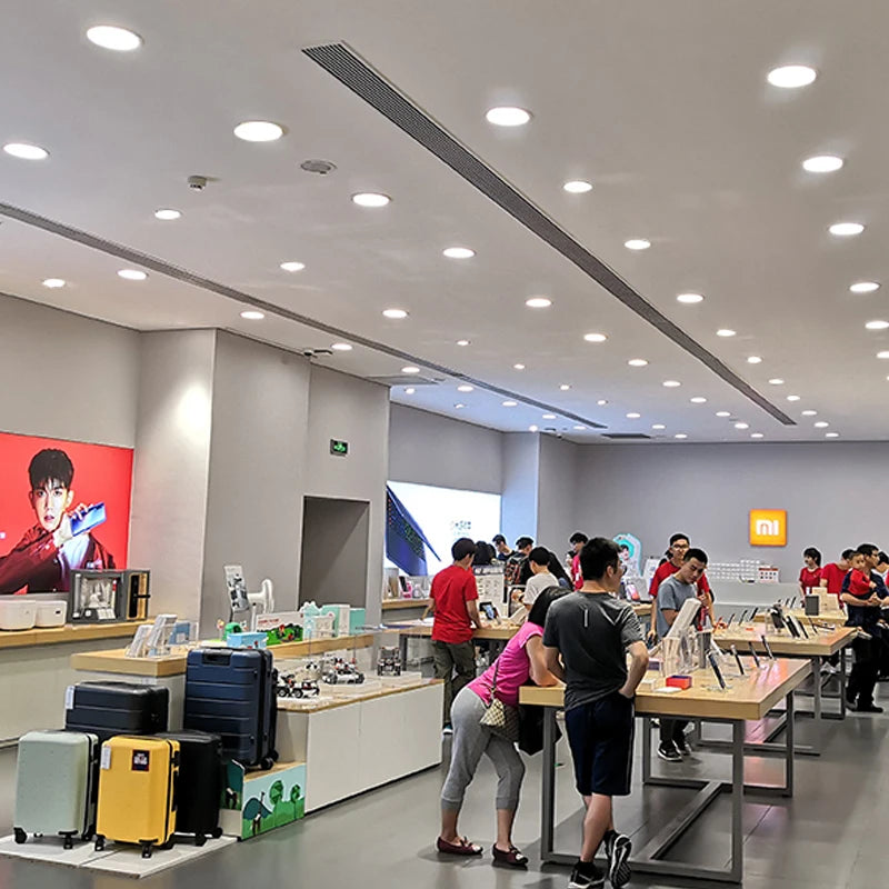 spot led encastré en aluminium épais pour intérieur