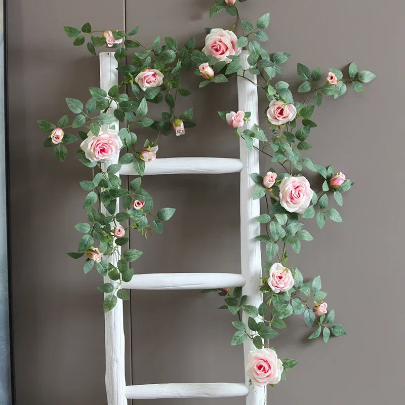 roses artificielles en soie pour décoration intérieure et extérieure