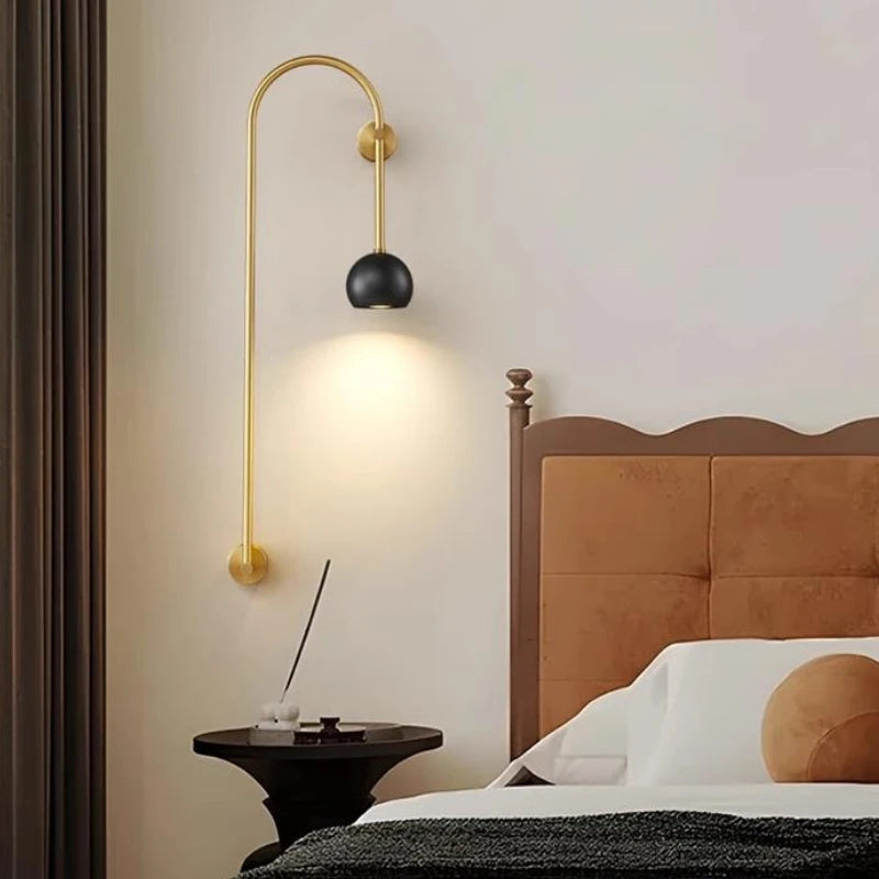 applique murale en cuivre style italien pour intérieur élégant