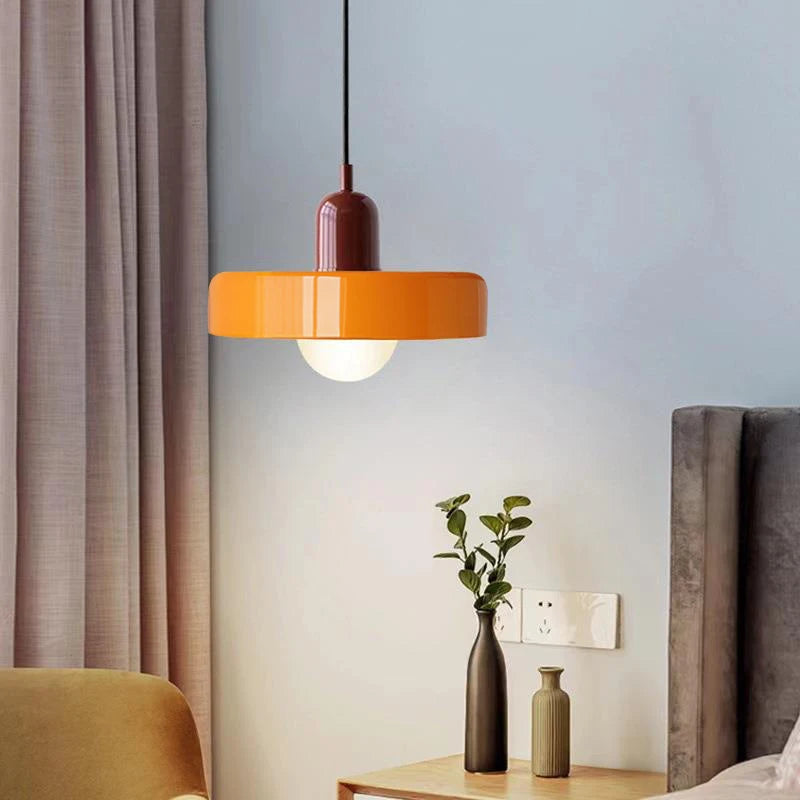lampe suspendue nordique en verre pour décoration intérieure