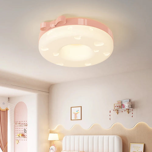 plafonnier forme de fromage pour pépinière de bébé fille