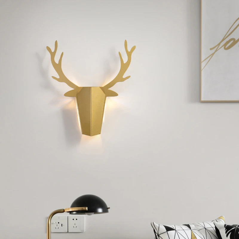 Applique murale LED moderne en bois