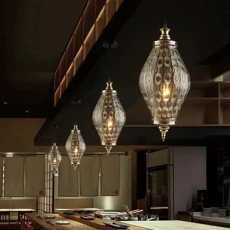 Luminaire suspendu de Style sud-est asiatique
