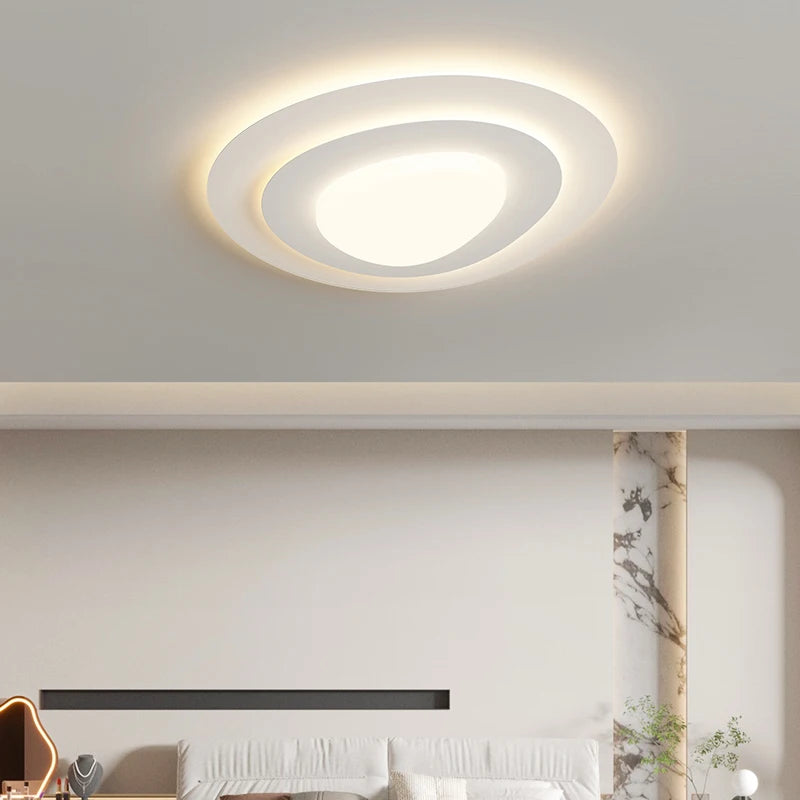 lustre qiyimei en forme de triangle luminaires éclairage intérieur