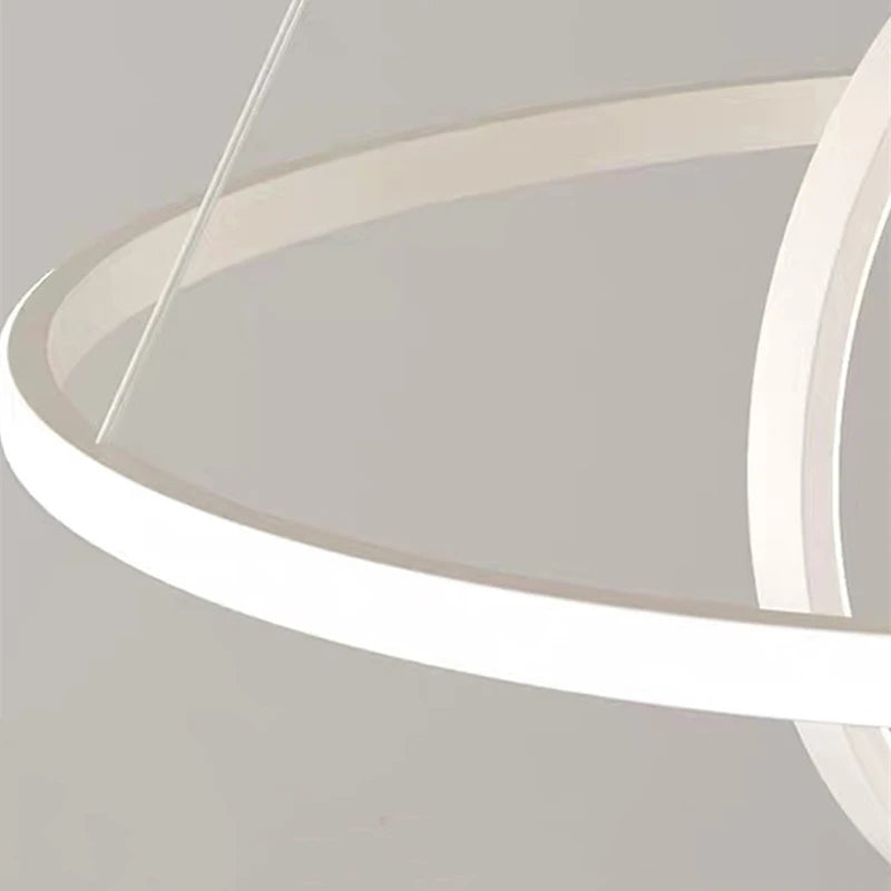 lustre circulaire en boule de fer avec luminaires led pour décoration