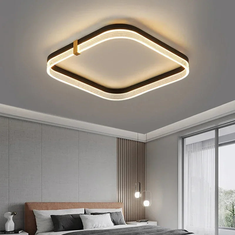Plafonnier moderne à leds pour intérieur décoration maison