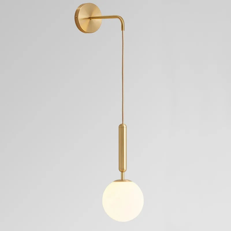 Applique murale LED en verre Simple et moderne