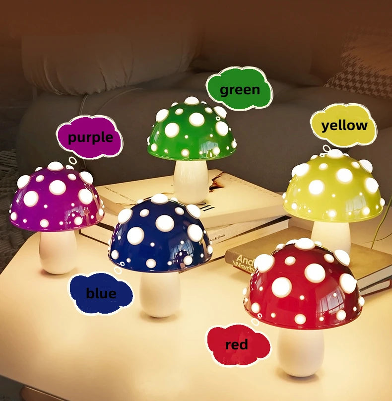 Lampe de Table LED en forme de champignon